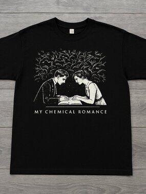 My Chemical Romance Graphic Black T-Shirt Gothic Alternative Rock Band Tee